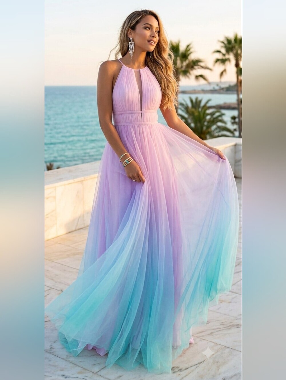 Ombré Maxi Dress